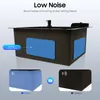 Lavello da cucina, rubinetto girevole a 360°, cestello per Anteprima dell’immagine prodotto 3