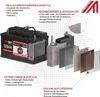 Langzeit AGM Batterie 230AH 12V Solarbatterie Akku Produktbild-Vorschau 4