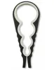 Unbekannt Glasöffner, Excellent, 23cm, grau/weiß Produktbild-Vorschau 3