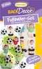 The image shows the packaging of a set of 12 sugar footballers and footballs for cake decoration. Anteprima dell’immagine prodotto