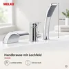 Badewannenarmatur 3-Loch Einhebelmischer Set mit Handbrause Produktbild-Vorschau 8