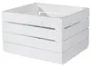 8er Set neue weiße/weisse Obstkiste 50cm x 40cm x 30cm Produktbild-Vorschau 2