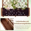 COSTWAY Blumenkasten mit Rankgitter, Hochbeet mit Spalier, Produktbild-Vorschau 7