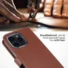 Selencia Genuine Leather Bookcase dla Apple iPhone 16 Pro Podgląd zdjęcia produktu 2