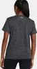 Under Armour Tech Textured Kurzarm-t-shirt Grau L Frau Grau Produktbild-Vorschau 2