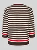 RABE Damen Pullover, Gr. 50, Braun, Ringeloptik, 3/4-Ärmel, Produktbild-Vorschau 9