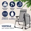 CASARIA® Gartenstühle 2er Set Klappbar 6-fach Verstellbar Produktbild-Vorschau 9