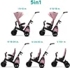 Kinderkraft Easytwist triciclo rosa malva Anteprima dell’immagine prodotto 7