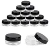Cremedose Leer 10g/10ml Transparent Klein Kunststoff Tiegel Produktbild-Vorschau 1
