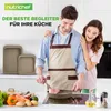 NutriChef Küchen-Komplettset Marmor-Grau – 22-teilig mit Produktbild-Vorschau 3