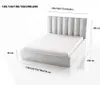 ADIDAR Polsterbett Larsonn 160x200cm – Holzrahmen, Produktbild-Vorschau 4