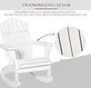 Adirondack Gartenstuhl Schaukelstuhl Schaukelsessel Produktbild-Vorschau 7