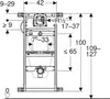 GE Kombifix Element für Urinal 109-127cm Universal Produktbild-Vorschau 2