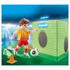 PLAYMOBIL Giocatore di calcio con parete porta, 70157 Anteprima dell’immagine prodotto 2