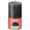 Bolsius Stumpenkerze Rustik Shimmer Anthrazit 13 cm Produktbild-Vorschau 2