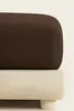 Frottee-Spannbettlaken 140x200x30 cm Braun Produktbild-Vorschau 3