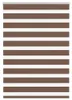 vidaXL Doppelrollo Braun 105x150 cm Stoffbreite 100,9 cm Produktbild-Vorschau 7