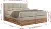 MKS MEBLE Boxspringbett, Doppelbett mit zwei Produktbild-Vorschau 6