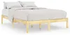 vidaXL Massivholzbett Kiefernholz 120x200 cm Produktbild-Vorschau 1