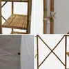sweeek - Kleiderschrank aus Bambus, 3 Regale - Natur Produktbild-Vorschau 4