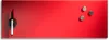 Memoboard Magnetboard Glas rot (60 x 20 cm) Produktbild-Vorschau 1