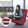 COSTWAY Chaise de sol pivotante à 360° Fauteuil de sol avec Voir les images du produit 4