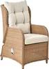 BELIANI Lounge Set Braun Rattan 5-Teilig 2 Sessel Produktbild-Vorschau 5
