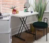 Lifetime Kunststoff Klapptisch Weiß 49x76x53  cm Produktbild-Vorschau 6