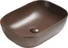 Mexen Rita Aufsatzwaschbecken 45 x 32 cm, Braun matt - Produktbild-Vorschau 1