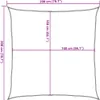 vidaXL Tenda da sole grigio chiaro 2x2 m 100 % poliestere Anteprima dell’immagine prodotto 8
