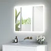 HOROW Specchio da bagno 70*90 cm Specchio da bagno con Anteprima dell’immagine prodotto 2