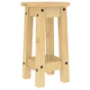 A wooden bar stool on a white background. Anteprima dell’immagine prodotto