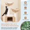 COSTWAY Kratzbaum 122cm mit Katzenhöhle, Katzenbaum mit 2 Produktbild-Vorschau 7