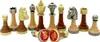 Italienisches Schachbrett Leder Gold/Burgund 33 + Produktbild-Vorschau 5