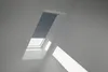 VELUX Verdunkelungsrollo uni blaugrau manuell Rahmen Produktbild-Vorschau 1