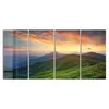 DEQORI Glasbild Echtglas 4x30x60 cm 'Abendlicher Horizont' Produktbild-Vorschau 2
