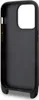 The back of a black iPhone case is shown against a white background. Produktbild-Vorschau