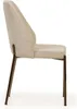 Weiße Edle Esszimmer Gruppe Designer Edelstahl Tisch  x6 Produktbild-Vorschau 2