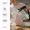 LEHMANN Bouilloire Électrique en Verre et Acier Inoxydable Voir les images du produit 3
