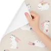 10m VLIES TAPETE Rolle Kinderzimmer Tiere Kaninchen Blumen Produktbild-Vorschau 3