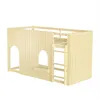 Flieks Etagenbett 90x200cm mit Led, Kinderbett Hausbett mit Produktbild-Vorschau 9