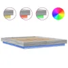 Design Bettgestell mit LED Grau Sonoma 160x200 cm Produktbild-Vorschau 7