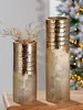 Gilde Deko Vase "Trento" Aluminium goldfarben 67860 Produktbild-Vorschau 1