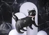 Schwarzer Katzenballon mit Hologramm für Halloween & Partys Produktbild-Vorschau 13