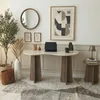 Skye Decor, Schreibtisch (3 Teile) - Travertin & Walnuss, Produktbild-Vorschau 4