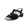 Ara Sandalette Lugano Schwarz Leder Größe: 38.5 Normal Produktbild-Vorschau 34
