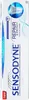 A close-up of a toothpaste box. Produktbild-Vorschau