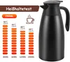 1,5L Thermoskanne, Edelstahl, Doppelwandig, 12 Std. heiß, Produktbild-Vorschau 3