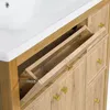 Meuble sous-vasque Merax, 91 cm, armoire de salle de bain Voir les images du produit 16