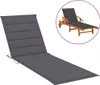 vidaXL Coussin pour bain de soleil anthracite 200x70x3 cm Voir les images du produit 14